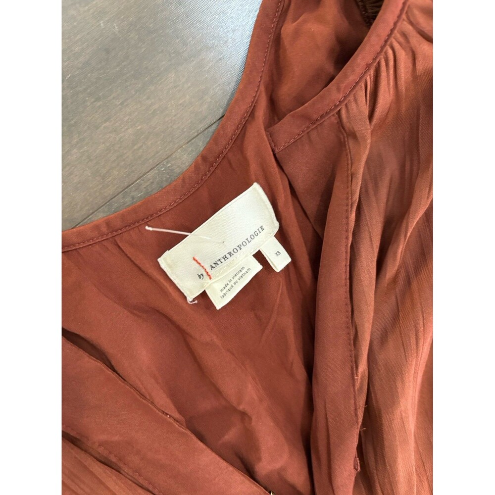Anthropologie Somerset Maxi Dress Satin Edition XS - Picture 4 of 4